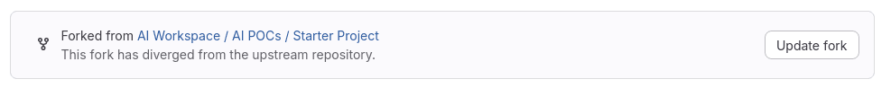 Update fork notification